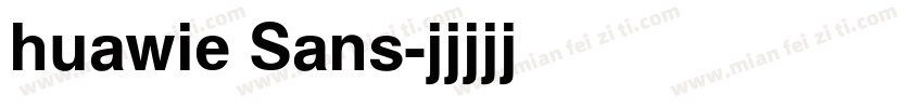 huawie Sans字体转换